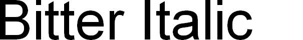 Preview image for Bitter Italic