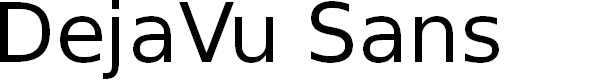 Preview image for DejaVu Sans