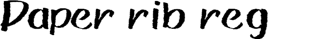 Preview image for Paper rib reg