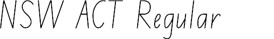 Preview image for NSW ACT School Handwriting Font