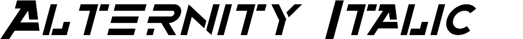 Preview image for Alternity Italic