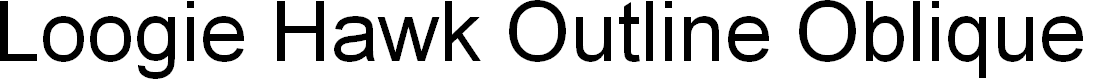 Preview image for Loogie Hawk Outline Oblique