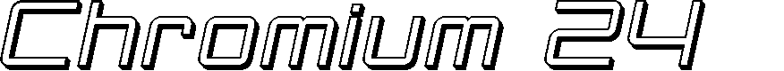 Preview image for SF Chromium 24 Oblique