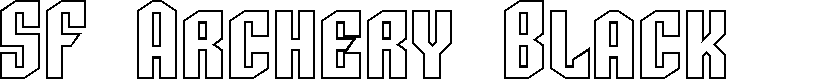 Preview image for SF Archery Black SC Outline