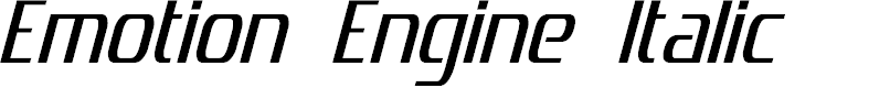 Preview image for Emotion Engine Italic