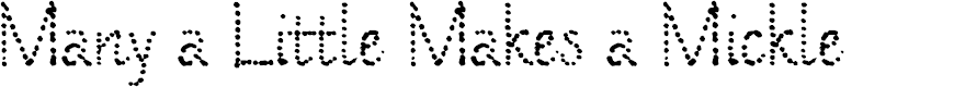 Preview image for Many a Little Makes a Mickle Demo