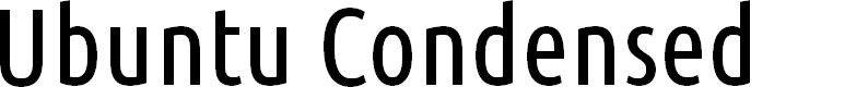 Preview image for Ubuntu Condensed