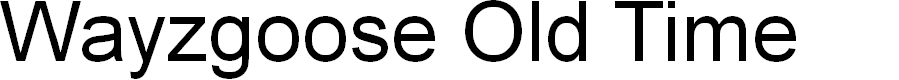 Preview image for Wayzgoose Old Time Font