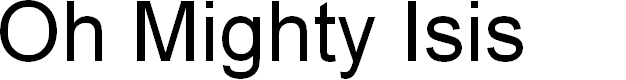 Preview image for Oh Mighty Isis Expanded