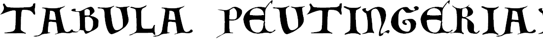 Preview image for Tabula Peutingeriana - Capitel Bold Italic