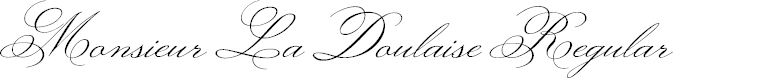 Preview image for Monsieur La Doulaise Regular
