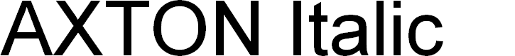 Preview image for AXTON Italic