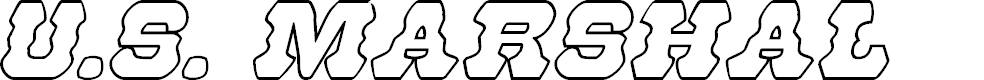 Preview image for U.S. Marshal Shadow Italic
