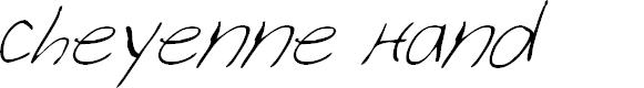 Preview image for Cheyenne Hand Italic