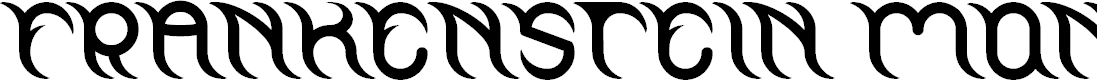 Preview image for FRANKENSTEIN MONSTER Font