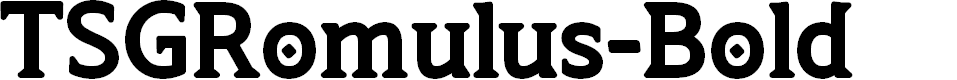 Preview image for TSGRomulus-Bold