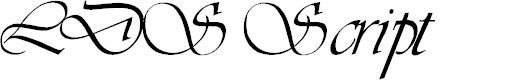 Preview image for LDS Script Italic