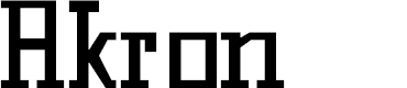 Preview image for Akron Serif NBP Bold