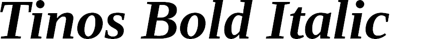 Preview image for Tinos Bold Italic