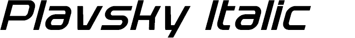 Preview image for Plavsky Italic