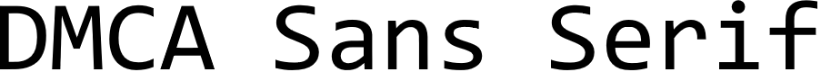 Preview image for DMCA Sans Serif
