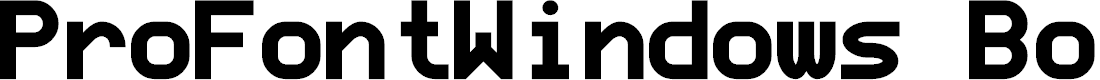Preview image for ProFontWindows Bold