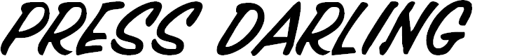 Preview image for Press Darling Italic