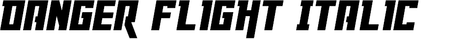 Preview image for Danger Flight Italic