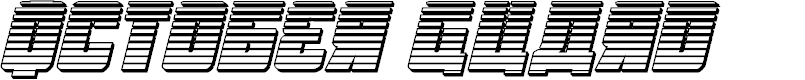 Preview image for October Guard Chrome Italic