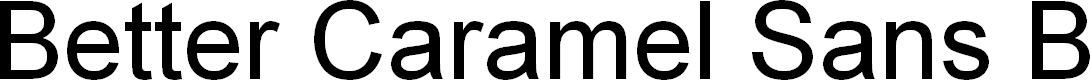 Preview image for Better Caramel Sans Bold