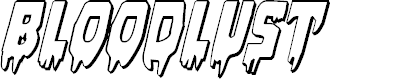 Preview image for Bloodlust 3D Italic