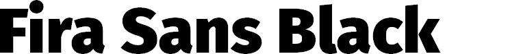 Preview image for Fira Sans Black