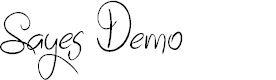 Preview image for Sayes Demo