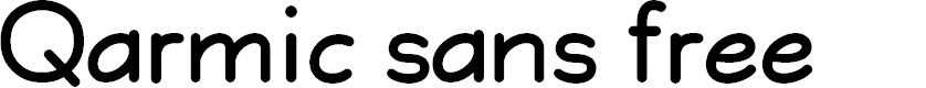 Preview image for Qarmic sans free
