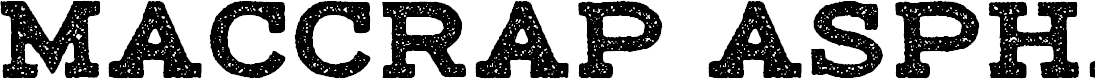 Preview image for maccrap asphalt personal use Regular