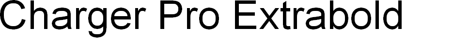 Preview image for Charger Pro Extrabold