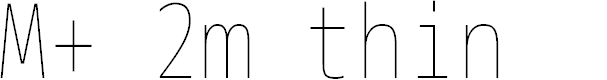 Preview image for M+ 2m thin