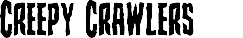Preview image for Creepy Crawlers Font