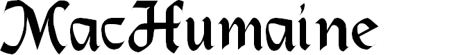 Preview image for MacHumaine Regular