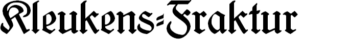 Preview image for Kleukens-Fraktur
