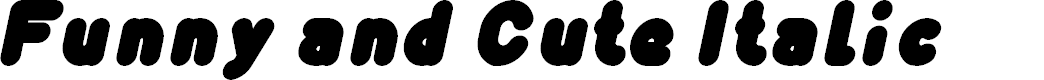 Preview image for Funny and Cute Italic