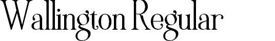 Preview image for Wallington Regular