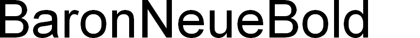 Preview image for BaronNeueBold