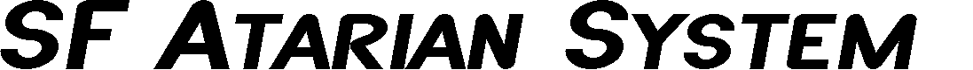 Preview image for SF Atarian System Extended Bold Italic