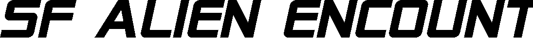 Preview image for SF Alien Encounters Solid Italic