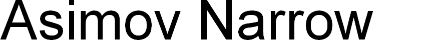 Preview image for Asimov Narrow