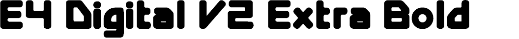 Preview image for E4 Digital V2 Extra Bold