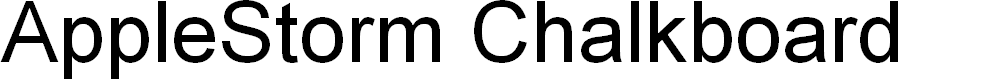 Preview image for AppleStorm Chalkboard