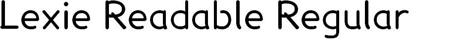 Preview image for Lexie Readable Regular