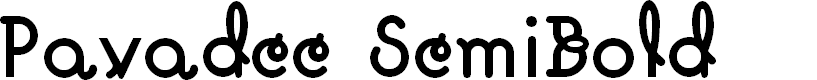 Preview image for Pavadee SemiBold